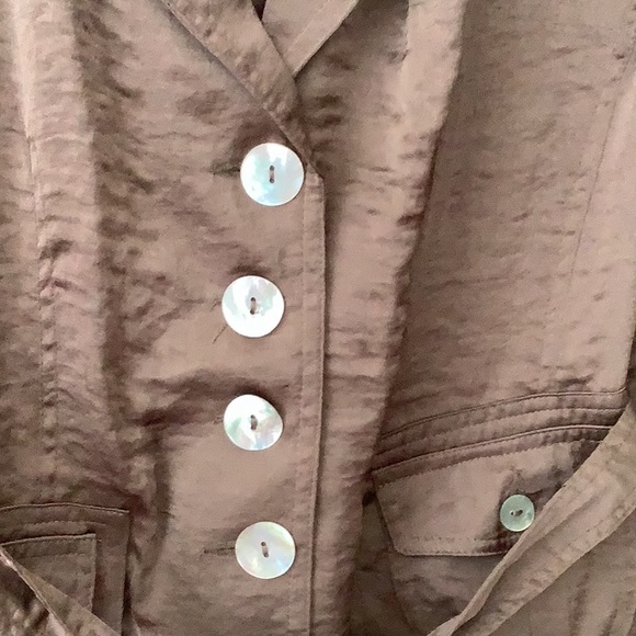 NWOT brown light blazer - Picture 3 of 8
